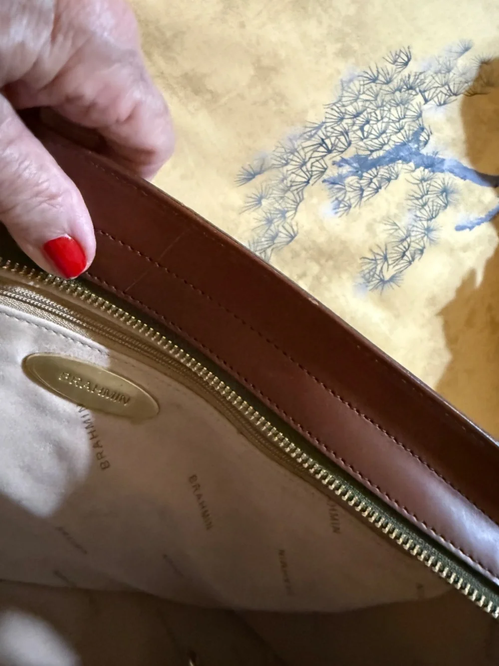 Brahmin Anna Satchel Purse Bag